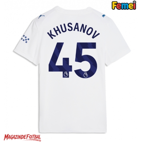 Manchester City Abdukodir Khusanov #45 Tricou Fotbal Replică 2026-27 Femei Treilea Manchester City Abdukodir Khusanov #45 Tricou Fotbal Replică 2026-27 Femei Treilea